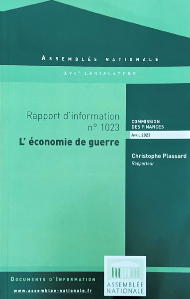 Rapport d'information n°1023 L'économie de guerre