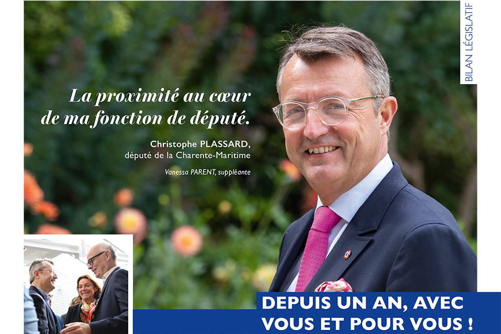 Depuis un an, avec vous et pour vous !